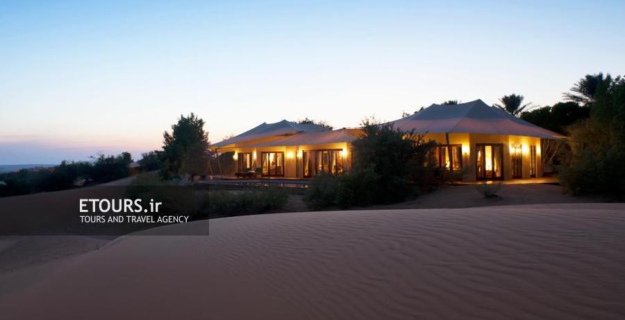 اقامتگاه صحرایی المها دبی ، مجموعه لوکس کویری و اسپا