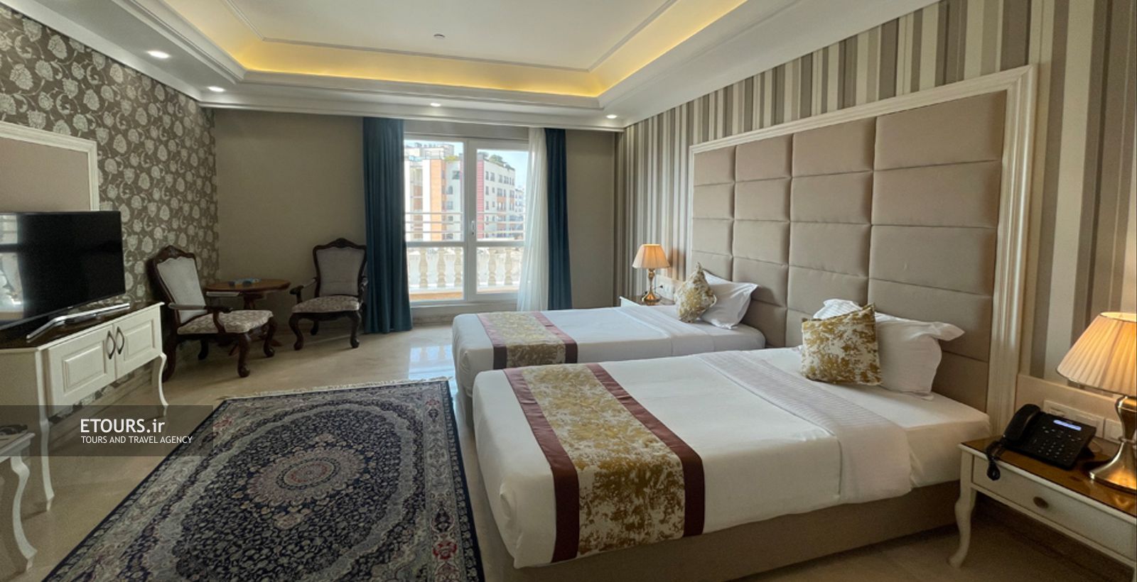 کینگ تویین تراس دار